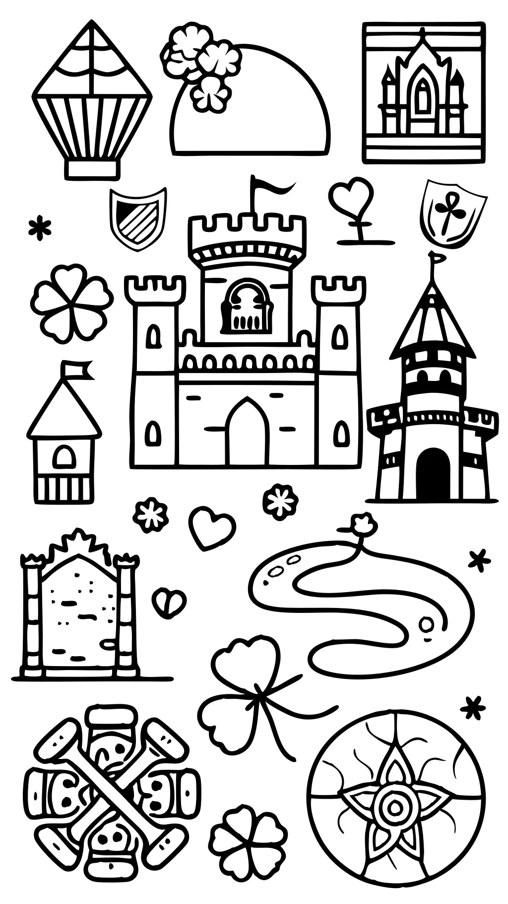 ireland coloring pages